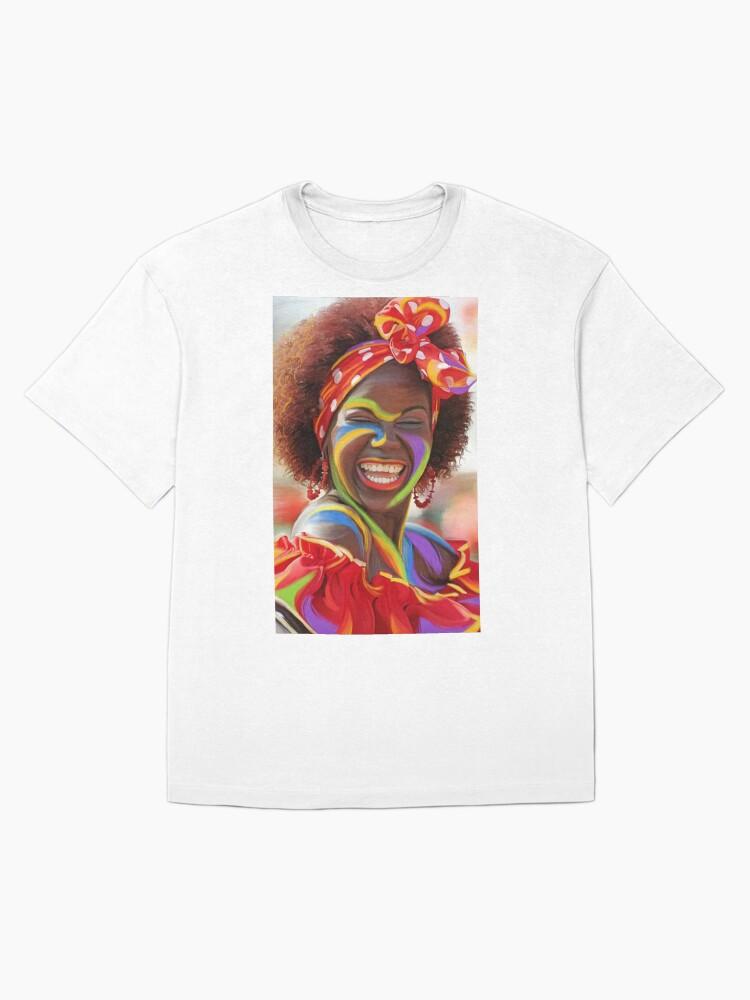 Celia Cruz Das Leben ist ein Karneval (Karneval von Barranquilla) - Negrita Puloy Impressionismus - Magischer Realismus Oversized T-Shirt
