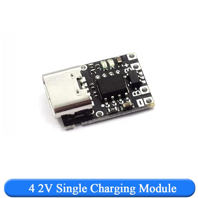 Typ-C USB TP4057 1A Lithium-Batterie Ladeschutz Board Modul Polymer Batterie Über TP4056 Mit Temperatur Schutz