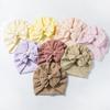 Neue Kinder-Überziehmütze, niedliche Schleifen-Babymütze, weiche und atmungsaktive Baby-Reifenmütze