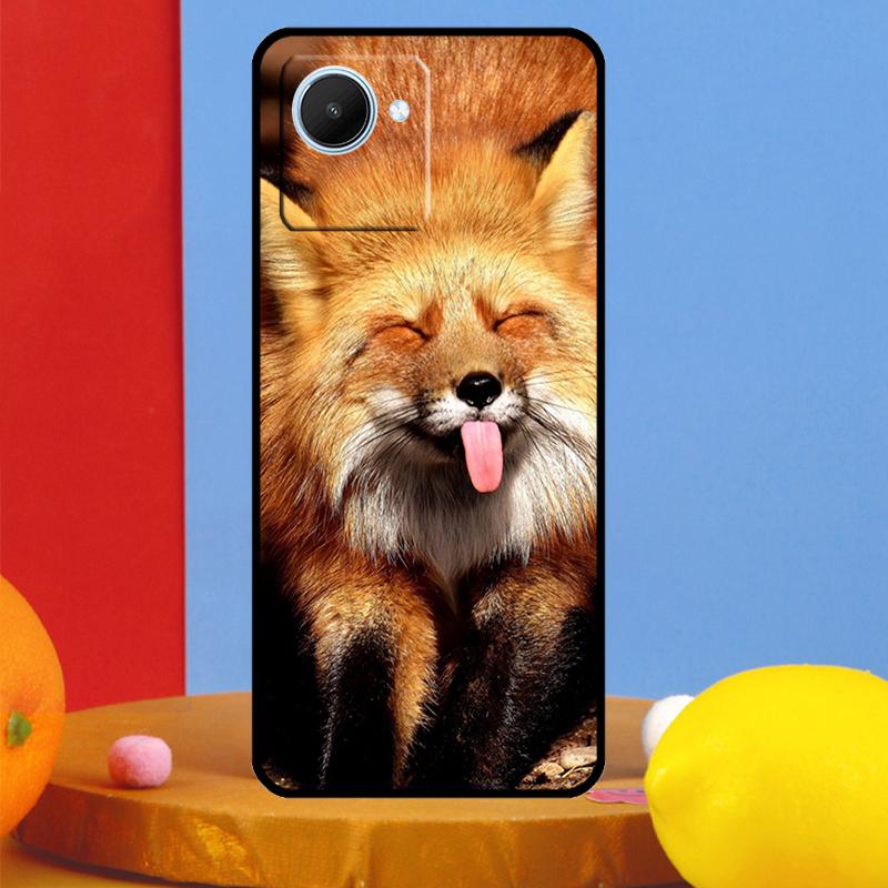 Cute Fox In Autumn For Realme 15 Pro 10 11 12 13 14 Pro Plus GT6 GT7 C61 C67 C63 C71 C55 C51 C65 C53 C75 Case