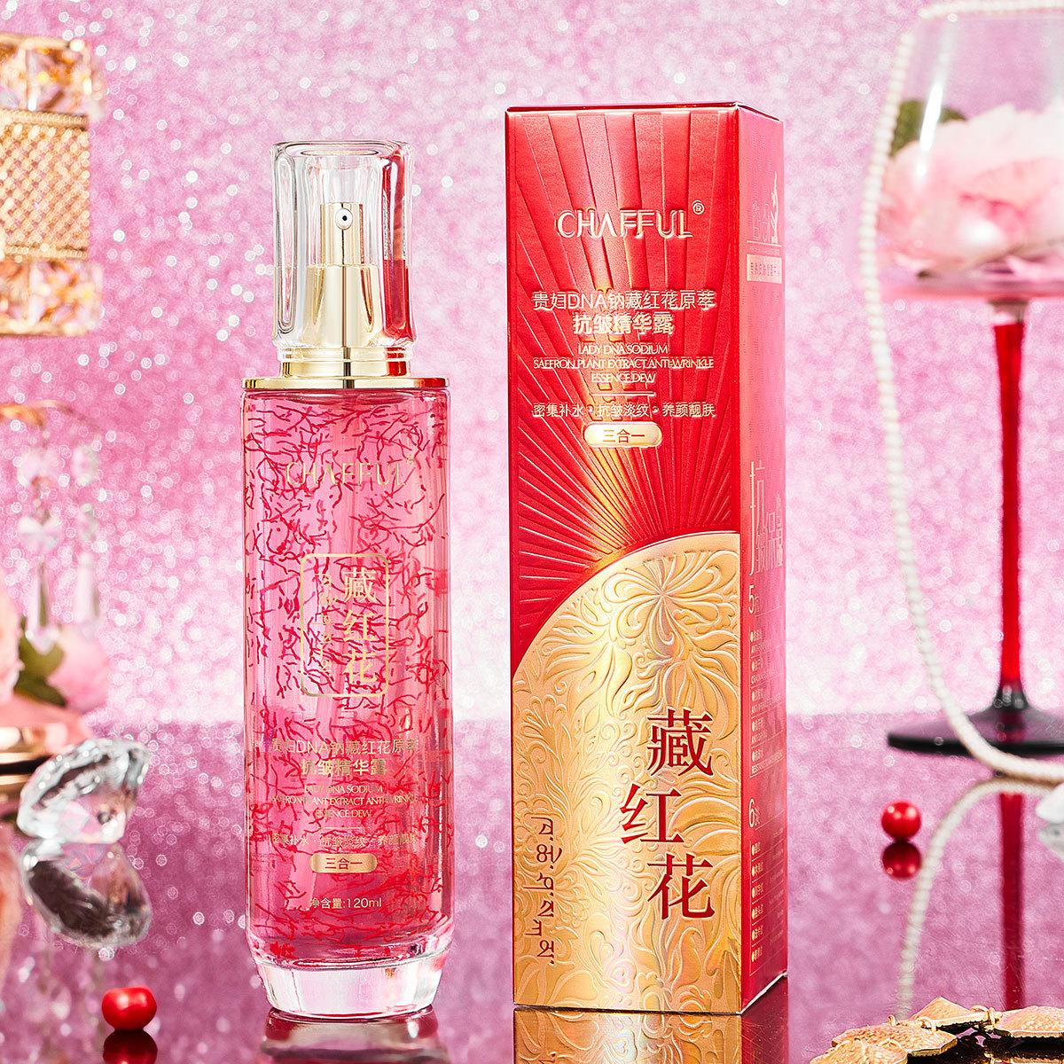 120ml DNA Sodium Saffron Essence Lady Firming Anti-Aging Face Serum Soothing Moisturizing Korea Skin Care Products Cosmetics 90ml