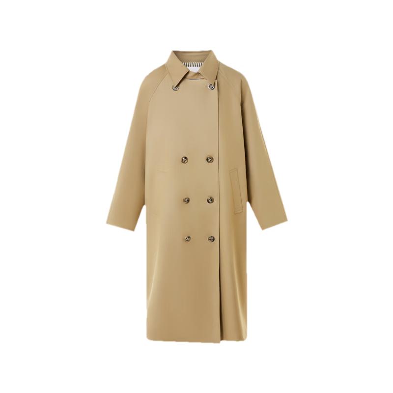 LANCY Wang Churan Style Double-Breasted Trench Coat