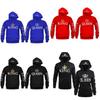Stylish Cotton Hooded Sweatshirt For Couples Printed Long Sleeve Pullover For Fall