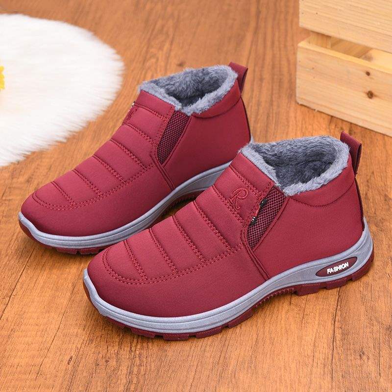 

Cotton shoes men s winter velvet thickened non-slip middle-aged dad shoes high-top boots snow cotton shoes men s cotton shoes 45