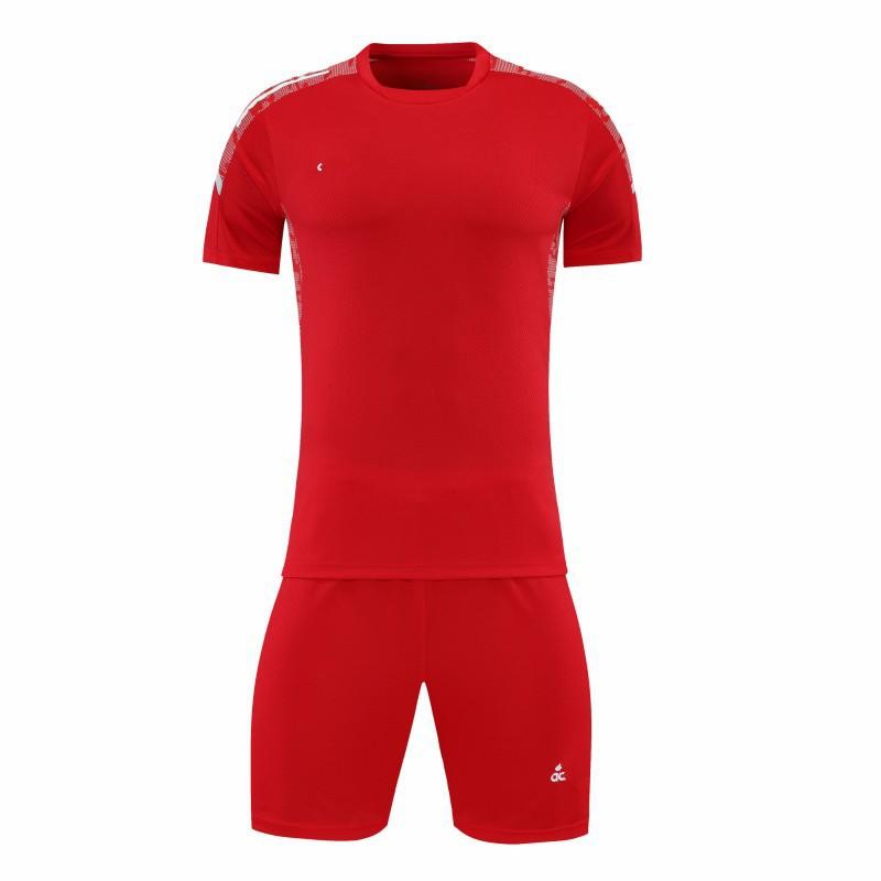 Adult Soccer Jersey Set Short Sleeve Team Uniform Custom Print Number Name Sportswear
