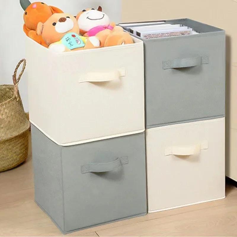 Aufbewahrungsbox Haushaltswaren Kleidung Unterwäsche Aufbewahrungsorganizer Vliesstoff Aufbewahrungskorb Kinder Spielzeug Schrank Schubladenorganisation