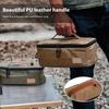 Camping Bag Cutlery Tableware Handbag Portable Pouch Large Capacity For Outdoor Picnic Carrying Case Travel Supplies