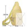 2024 Women Bag Can Be Linked With USB Data Cable Messenger Bag Casual Chest Bag Female Large Capacity Backpack