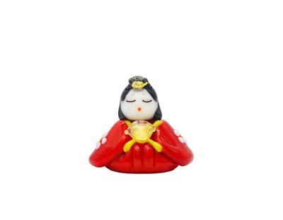 Glass Square Cute Glass Hina Dolls Large Hina Dolls