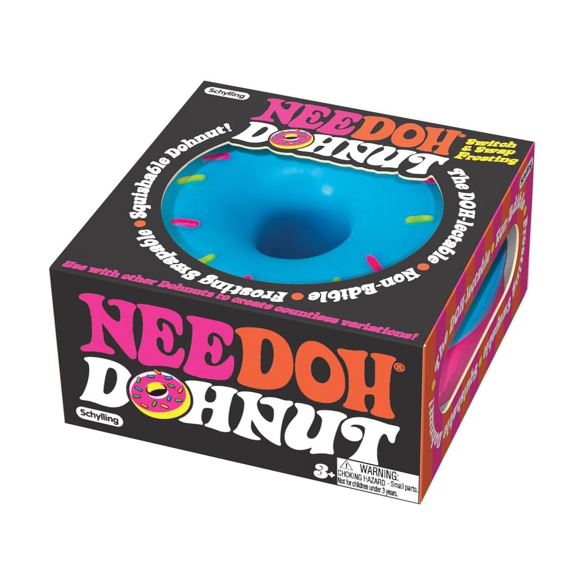 Bai Fen Bai Toys Schylling Needoh Dohnuts -Sensory Fidget Stress Relief Anxiety Sensory Tool For Focus Adhd & Office Desk Calming Gadget