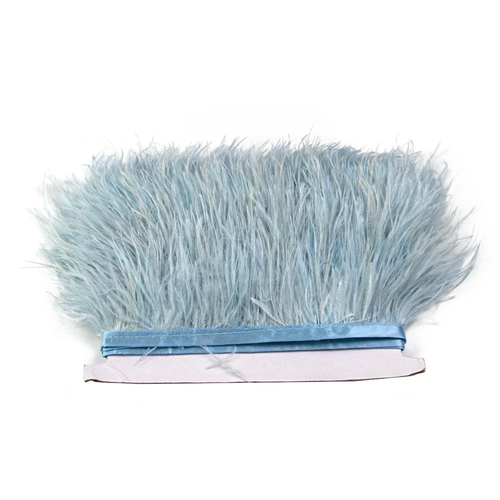 Feather1 Meter Multicolor Ostrich Feathers Trimming Ribbon 8-10cm Natural Feathers for Dress Clothing Dress Decoration Sewing Crafts