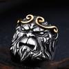 Retro Black Myth Wukong Ring For Men Punk Gothic  Large Adjustable Ring Journey To The West Monkey King Accessories Gift