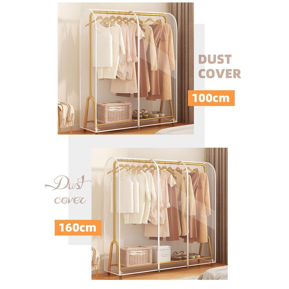 Duży Stojak Podłogowy na Ubrania Pokrowiec Przeciwkurzowy Wodoodporny Ochraniacz na Odzież Organizer Sukienki
