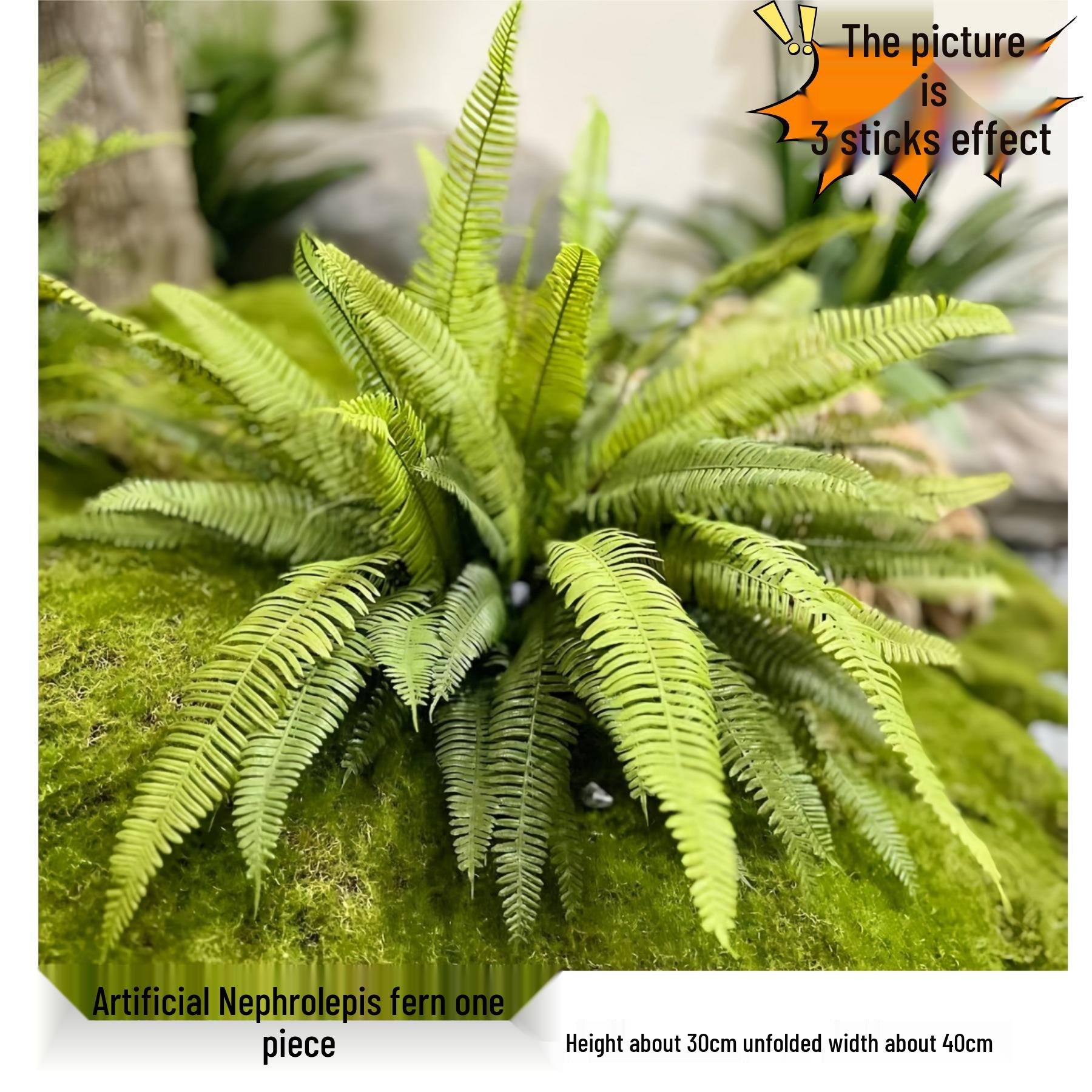 Искусственная персидская трава и папоротник (композиция): Деревянная лошадка Декор для дома и фотографии