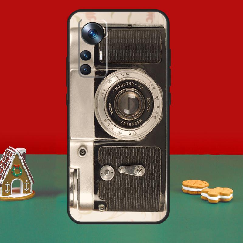 Retro Camera Vintage Case For Xiaomi 15T 14T 13T Pro 14 15 17 Ultra Cover For POCO F8 Ultra F7 F6 F5 X5 X6 X7 Pro