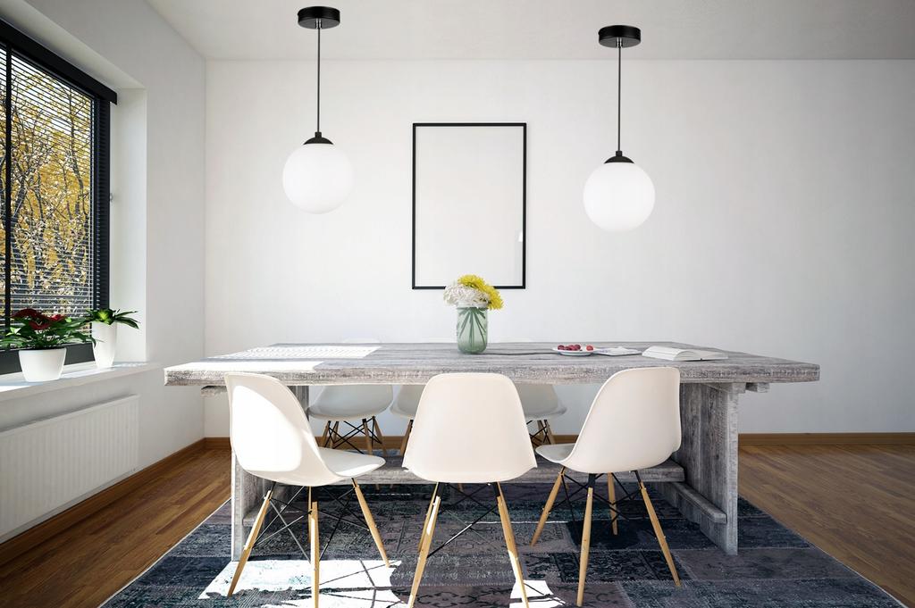 Hanging Ceiling Lamp, Sphere, Gold, Chrome, Led