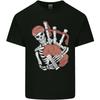 A Skeleton Playing the Bagpipes Mens Light Cotton T-Shirt Unisex T-Shirt