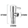 Bathroom Accessories Triangle Valve Faucet Kitchen Basin