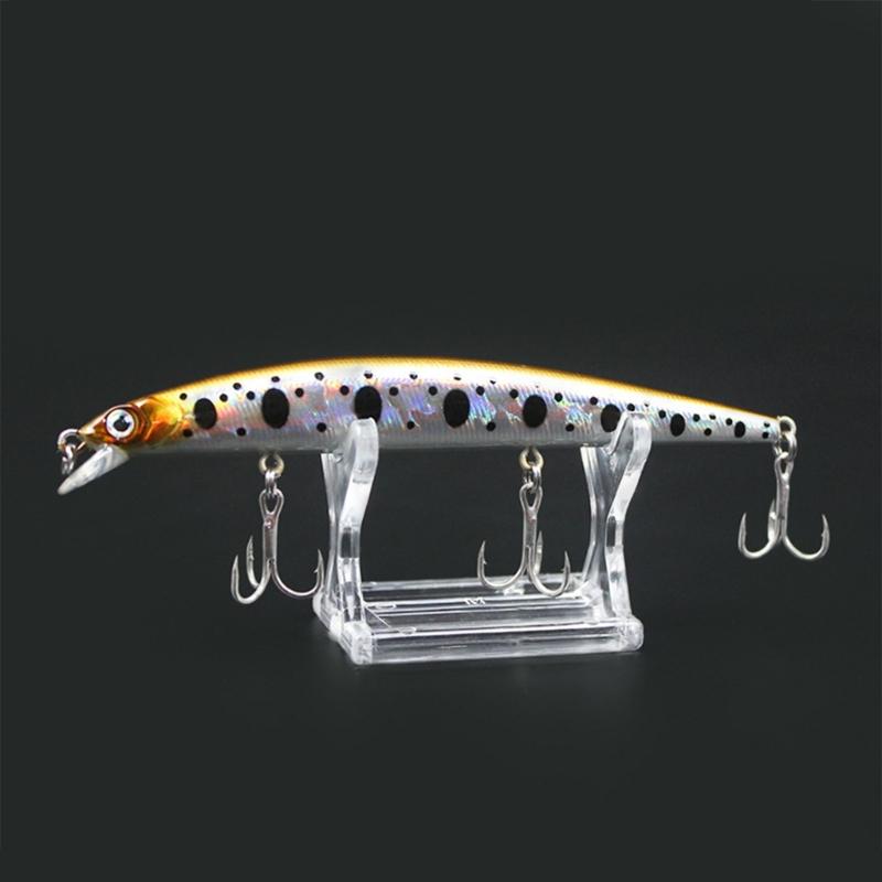Clear Fishing Lure Showing Stand Compact Fishing Baits Holder Showing Stand Baits Wobbler Display Shelf Easy To Use