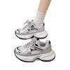 2025 New Ins Versatile Ultra-light Dad Shoes Women's Spring and Summer Little White Shoes Thick Soles Enhance the Value of Running Sports