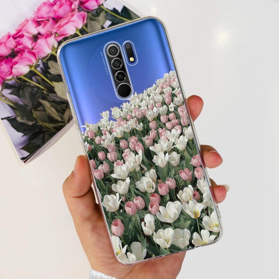For Xiaomi Redmi 9 Case Stylish Painted Fundas 6.53'' Soft Silicone Phone Case For Xiaomi Redmi 9 Prime Redmi9 Back Cover Bumper
