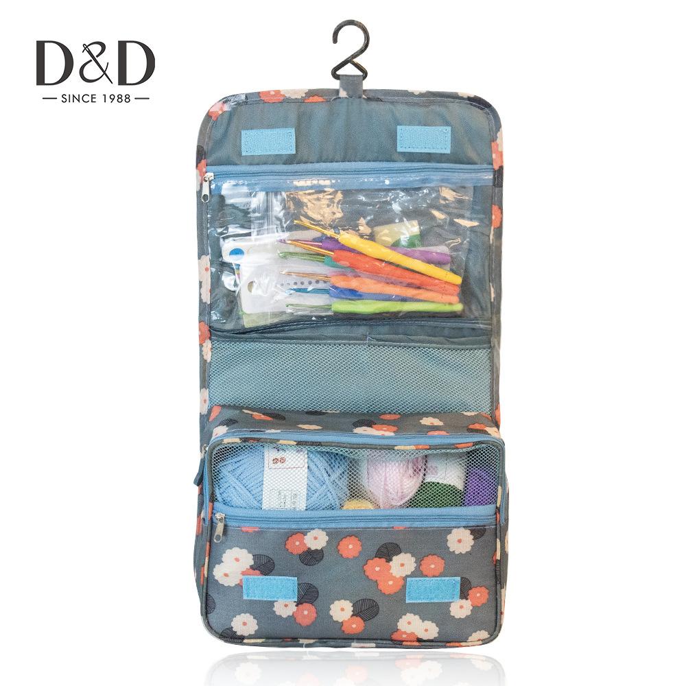 DIY Handgefertigtes Wollstrickwerkzeug Doppelseitiger Häkelnadel-Materialpackung Häkelzubehör-Set
