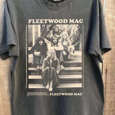 VTG Fleetwood Mac Rock Band Dreams Charcoal T-Shirt Unisex S-4XL