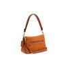 Coach Tabby 26 Button Closure Leather Suede Snake Print Handbag Women Handbags Brown CI034-B4BAR