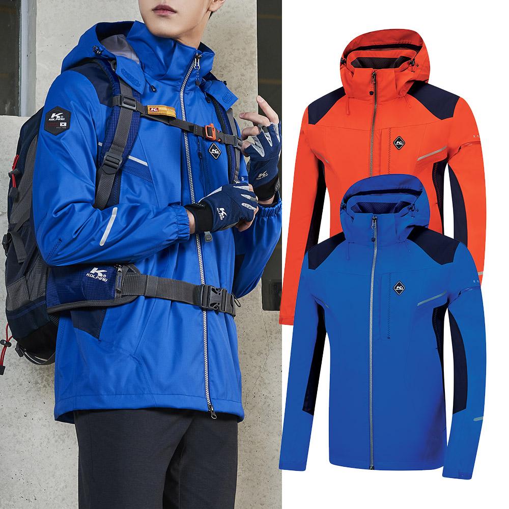 Kolping Men'S Waterproof Windbreaker Jacket Karakoram Kpo8118M