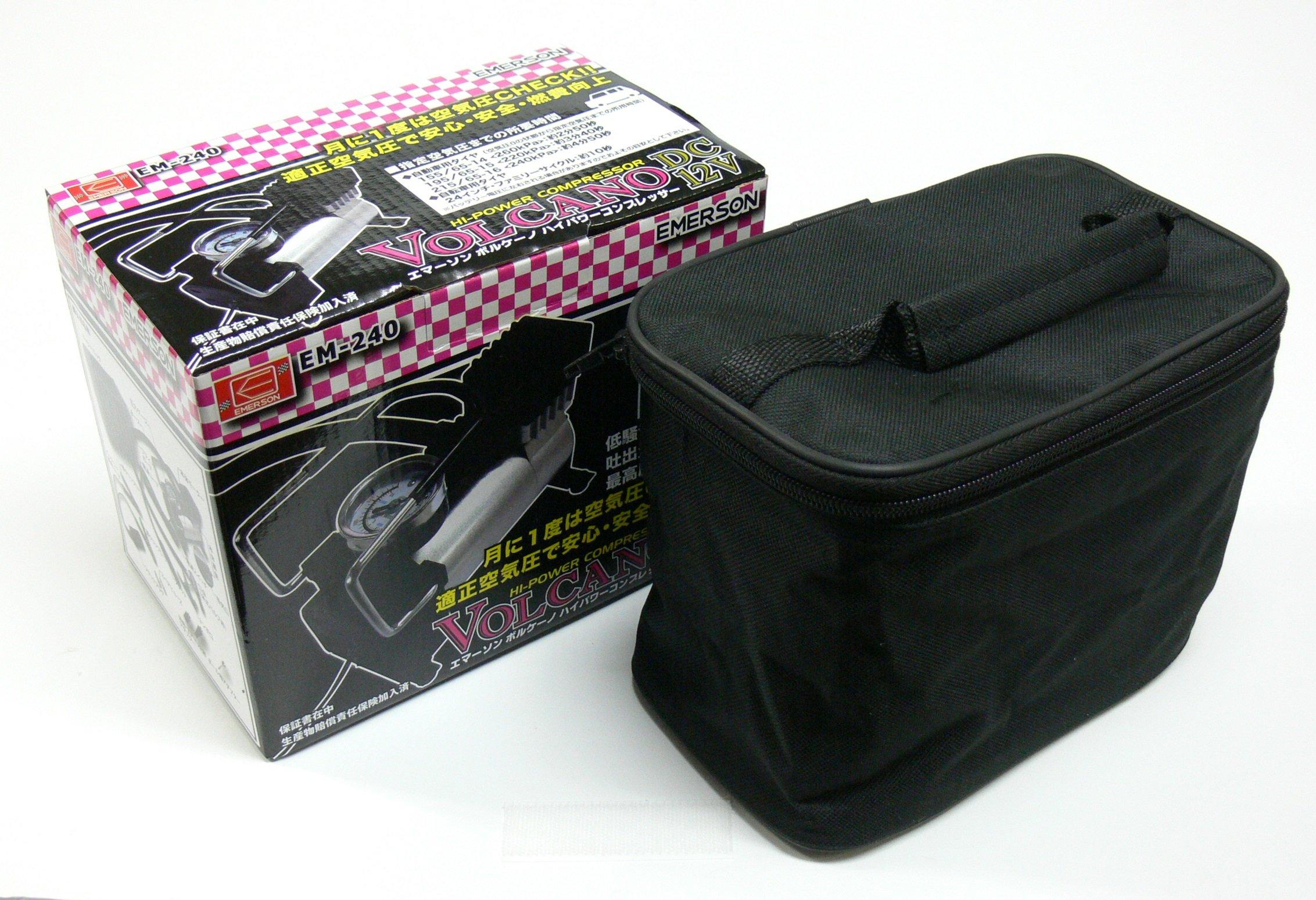 

Emerson Compressor with Direct Maximum Pressure Discharge Rate and Cap for Easy Includes a Carry Bag for Convenient and Multiple Adapters for