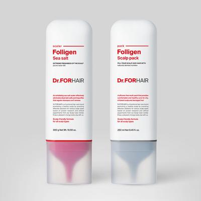 Dr.FOR HAIR Intensive Scalp Care Solution Set (Sea Salt Scaler 300mL + Scalp Pack 250mL)