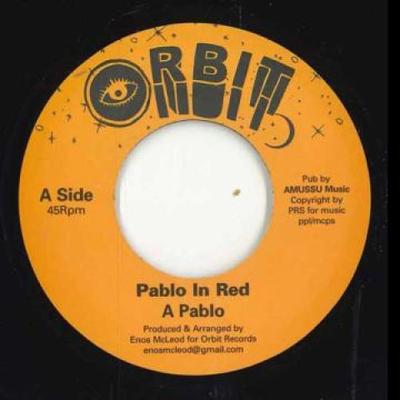 7inch Record AUGUSTUS PABLO / ENOS MCLEOD - Pablo In Red / Version Aka Well Red Orbit 197- Reggae, Ska & Dub