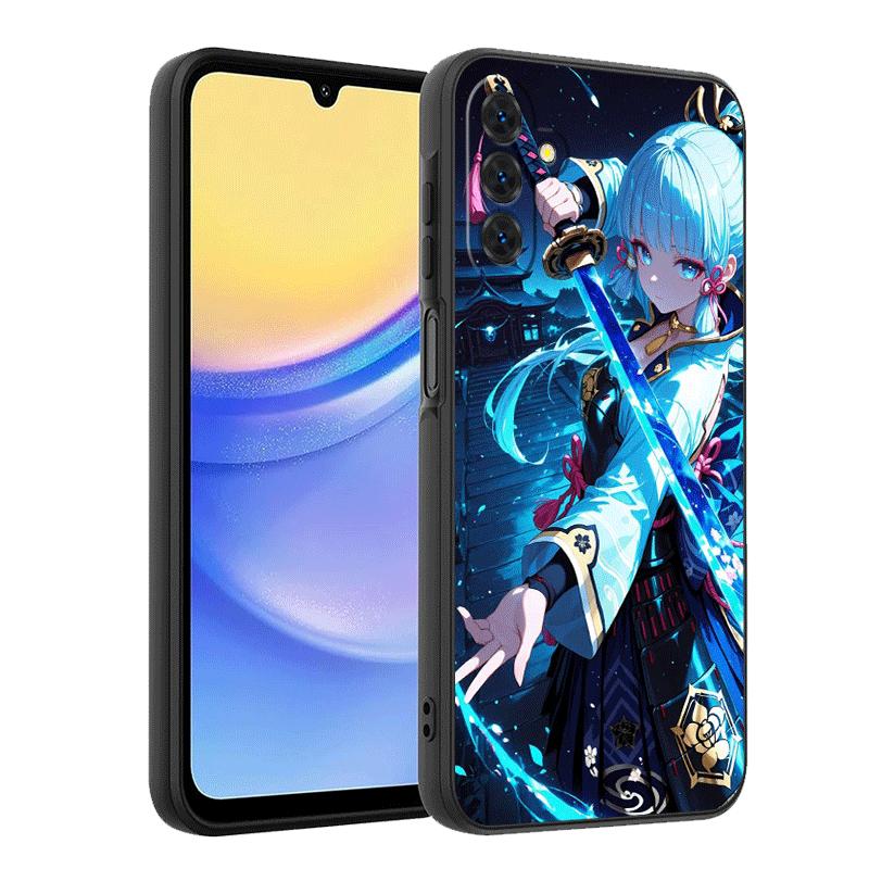 Genshin Impact Kamisato Ayaka Soft Phone Case for Samsung A17 A37 A57 A16 A26 A36 A56 A15 A25 A35 A55 A14 A24 A34 A54 A13 A23 A3