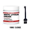 Multi-Purpose White Lithium Grease Lubricant with Brush for Garage Doors, Bearings & Automotive