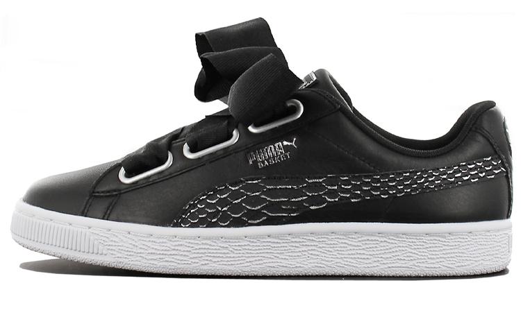 PUMA Basket Heart Oceanaire Black Women s 366443-01 35.5