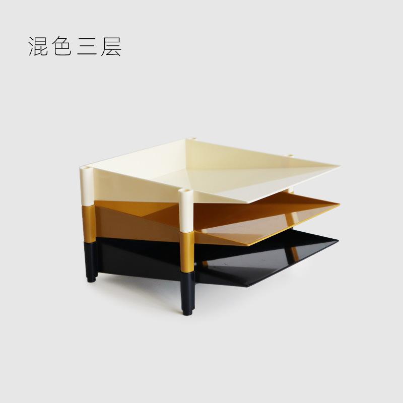 Desktop Stapelspeicher Schreibwaren Verschiedenes A4 Papier Belege zur Aufbewahrung Büro Schreibtische Dokument Mehrschichtregale