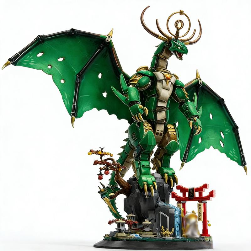2025 New 1650pcs Ninja Figures Wu Guards Guardian Dragon 71847 Mech Building Blocks Puzzle Model Toy Birthday Christmas Gifts