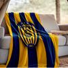 Luqueno Club Emblem Blanket Outdoor Flannel Blanket for Camping, Hiking, Garden Parties, Picnic Essentials,gift for family and friends
