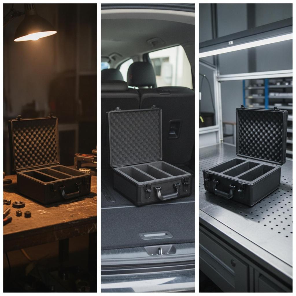 Rigid Carrying Container with Foam Sturdy for Technicians
