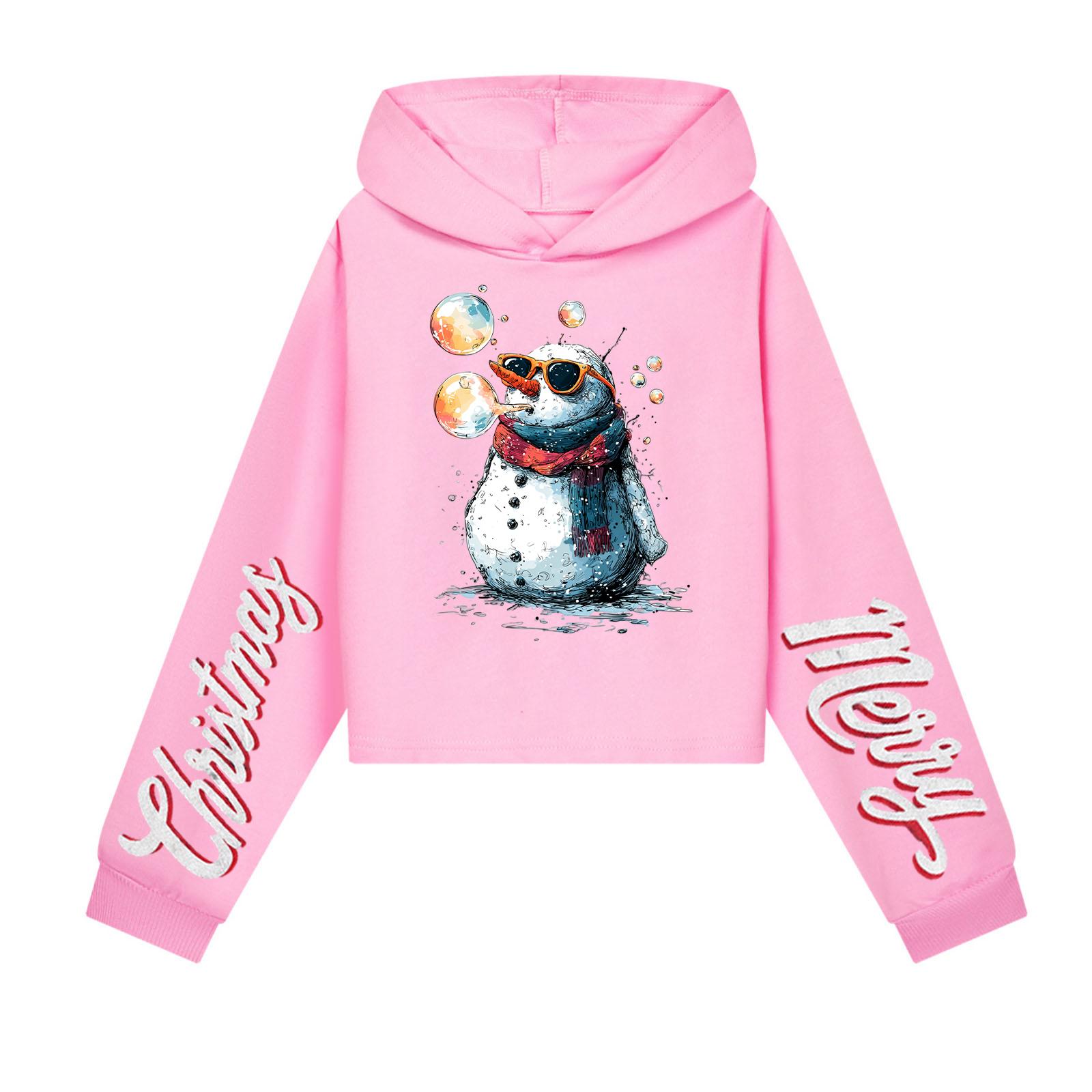 

Детская повседневная модная толстовка с капюшоном и длинными рукавами с принтом американского флага 110 розовый