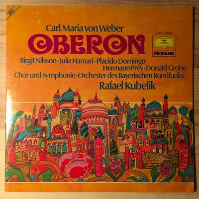 LP Record CARL MARIA VON WEBER  BIRGIT NILSS  Oberon 2726052 DEUTSCHE GRAMM Germany Classical Used