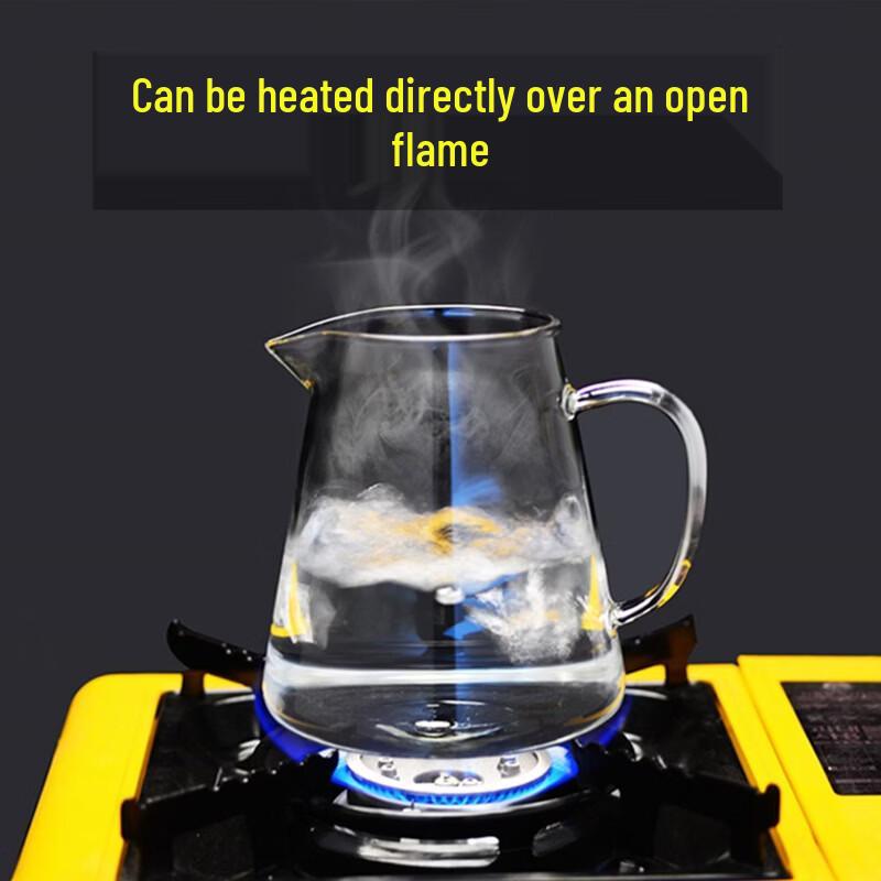 Yipan Heat-Resistant Glass Teapot Set with Stainless Steel Filter