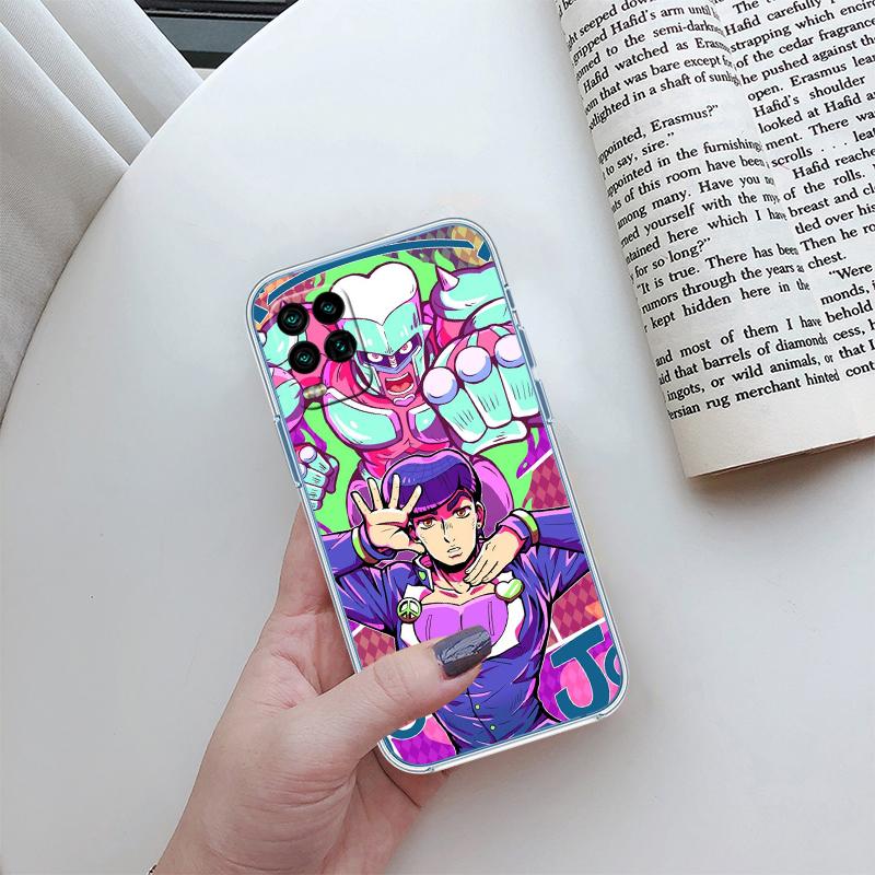 BH31 JoJo's Bizarre Adventure Transparent Phone Case for Motorola Moto G7 G8 G9 G84 G85 G73 G24 G15 Z2 Play Power Plus