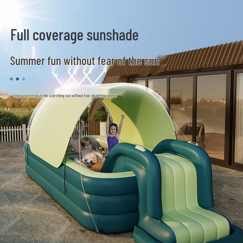 Inflatable Sunshade Swimming Pool for Kids and Babies