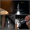 LED Rechargeable Tactical Laser Flashlight 4 Modes 1800mAh for Emergency Camping