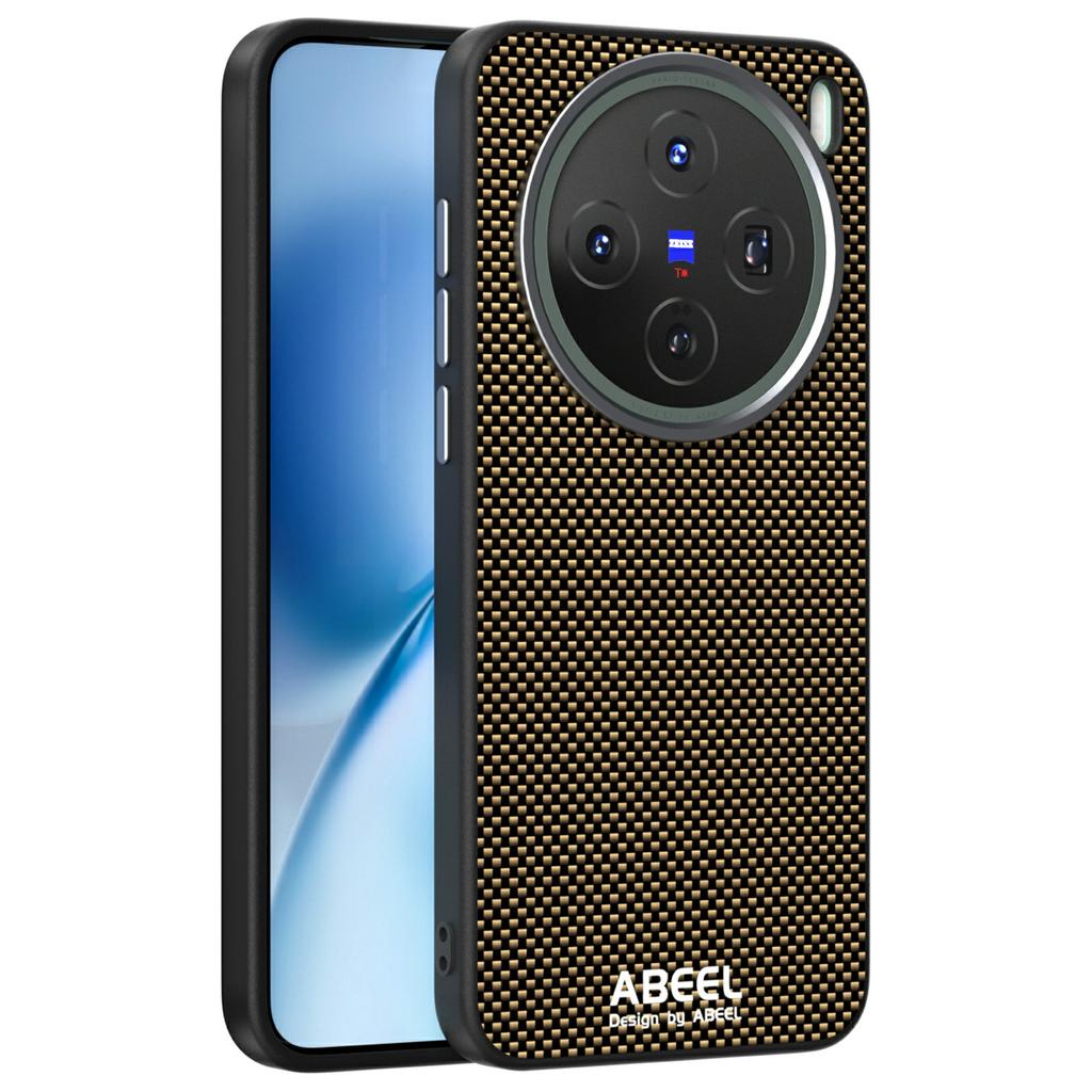 ABEEL For vivo X200s 5G Magnetic Case Printed PC TPU Aluminum Alloy Leather Phone Cover