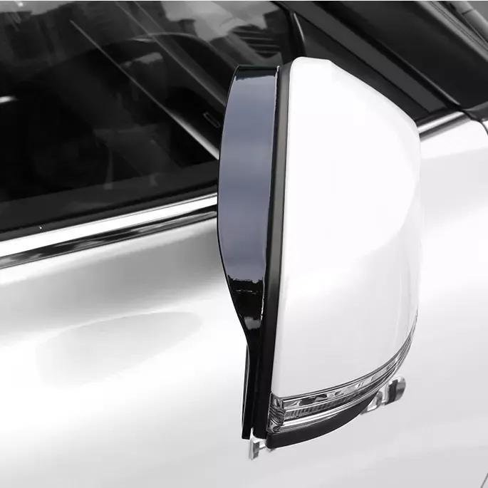 For Toyota Camry 2018-2024 Car Rearview Side Mirror Rain Eyebrow Shield Cover Frame Sticker Protector Exterior Carbon Black ABS