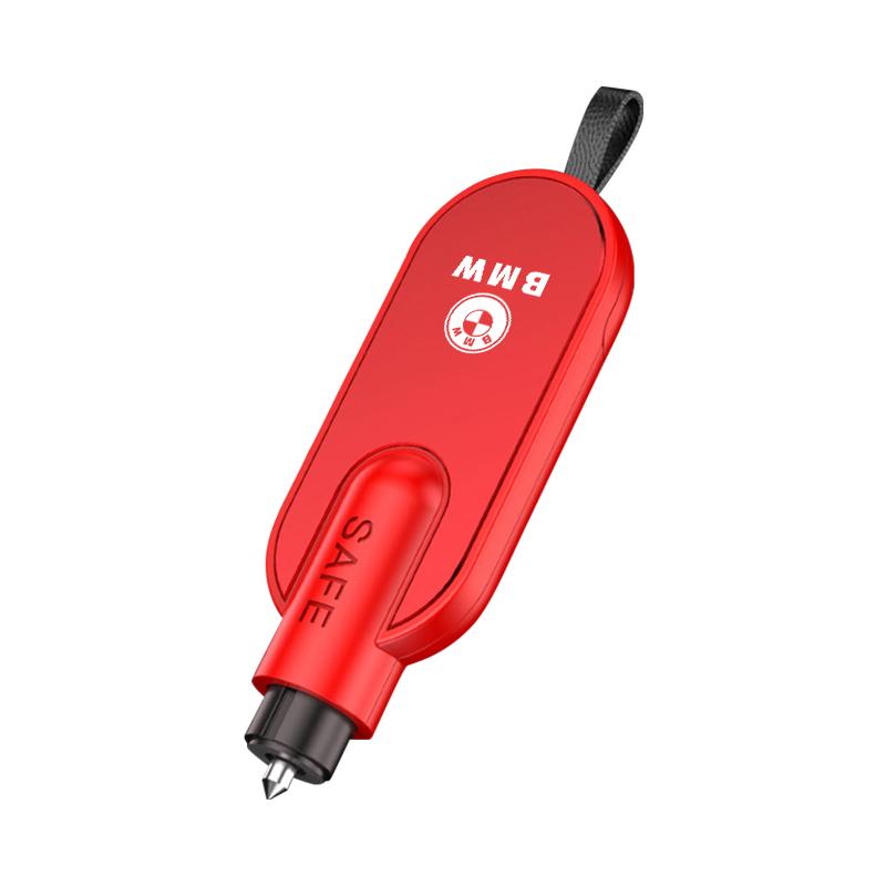 CUP1 Car Emergency Hammer 2-in-1 Glass Breaker Seatbelt Cutter For BMW X1 X2 X3 X5 X4 X6 X7 G30 G20 G32 G11 G12 F40 F30 F20 F10 F34 DQ0