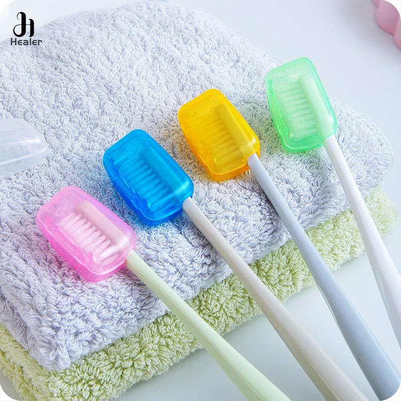 1pc Portable Toothbrush Head Cover Case For Travel Hiking Camping Toothbrush Box Brush Cap Case For Trip Bathroom Accessory