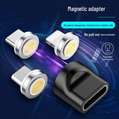 Magnetischer 7-Pin Typ-C zu Apple Schnellladeadapter
